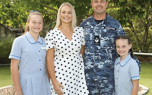 Defence students spread their wings at Good Shepherd Catholic Primary School