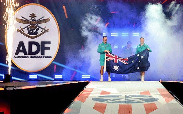 Team Australia celebrates its success